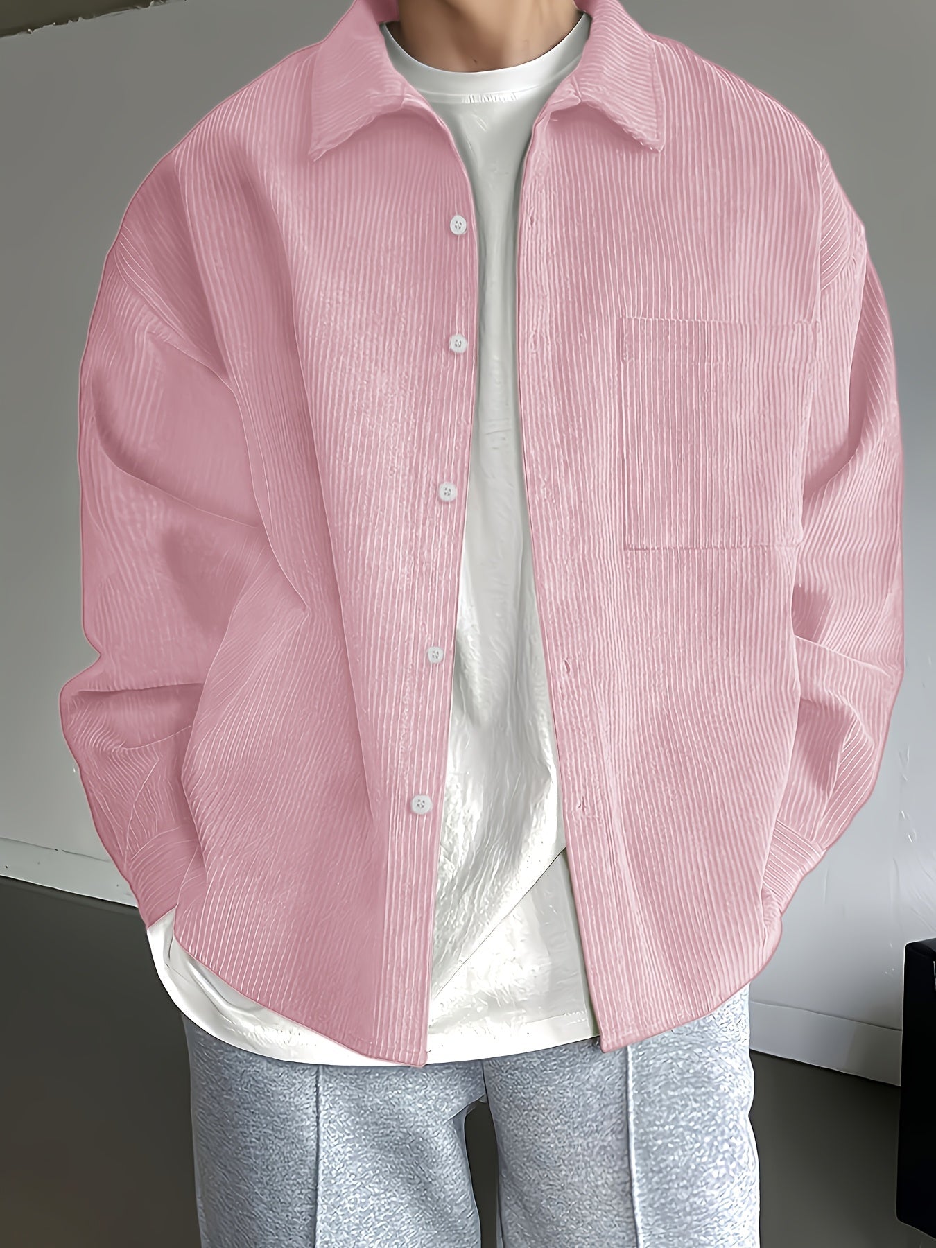Herre Skjortebluse Casual Stil til Daglig Brug