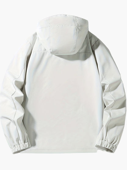 3-i-1 softshelljakke for herre med hette i urban avslappet stil