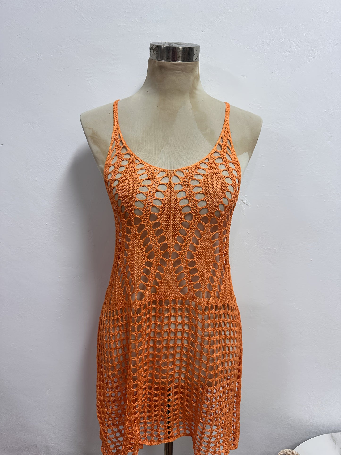 Robe de Plage Femme Élégante Style Crochet – Tunique de Bain Été Chic