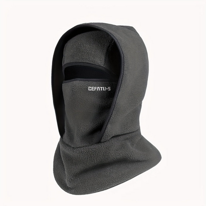 Cagoule multi-fonction en polaire, coupe-vent et chaude, pour activités extérieures