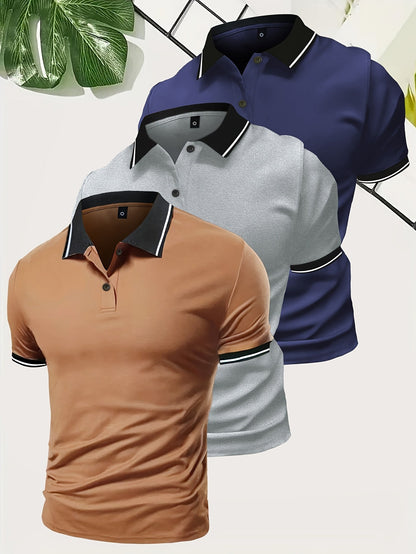 Polo casual pour homme style urbain – Élégance décontractée pour sorties et loisirs
