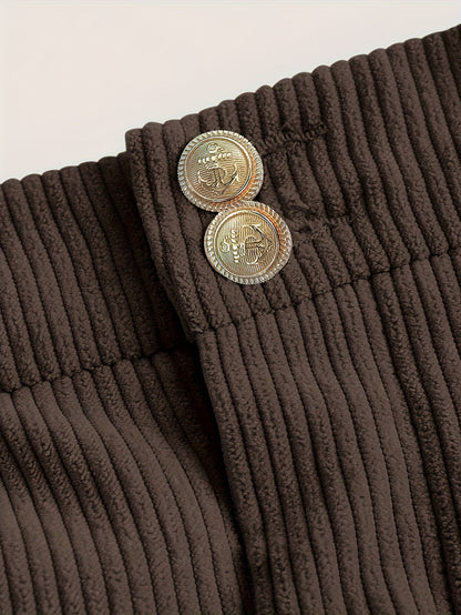 Plissé trapeze rok voor dames, elegante casual stijl