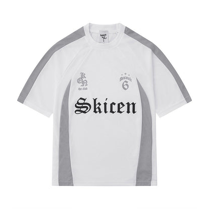 T-shirt hip hop homme style streetwear imprimé lettrage Skicen