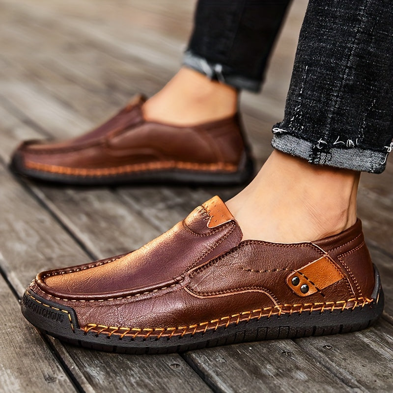 Mocassins décontractés homme style vintage pour usage quotidien