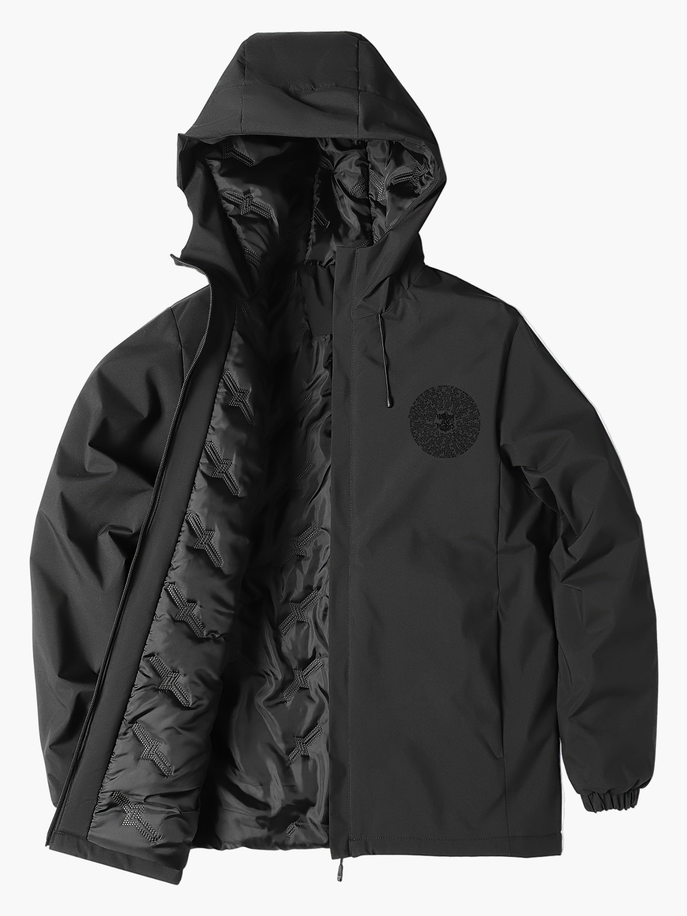 Chaqueta de invierno para mujer estilo urbano con capucha y diseño « Nothing Else Matters » – Casual, ideal para el día a día