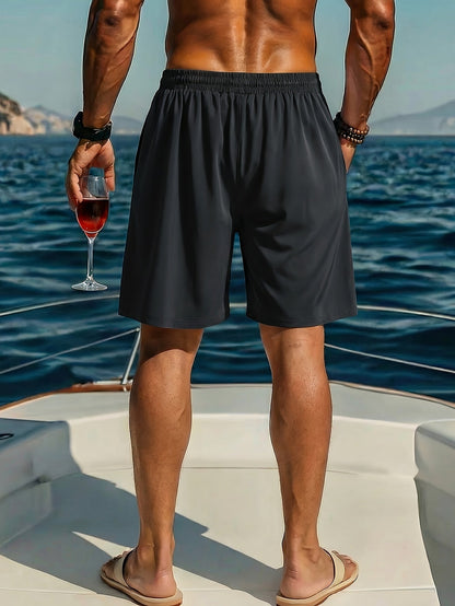 Short de bain homme style sportif pour été, idéal pour la plage ou bateau