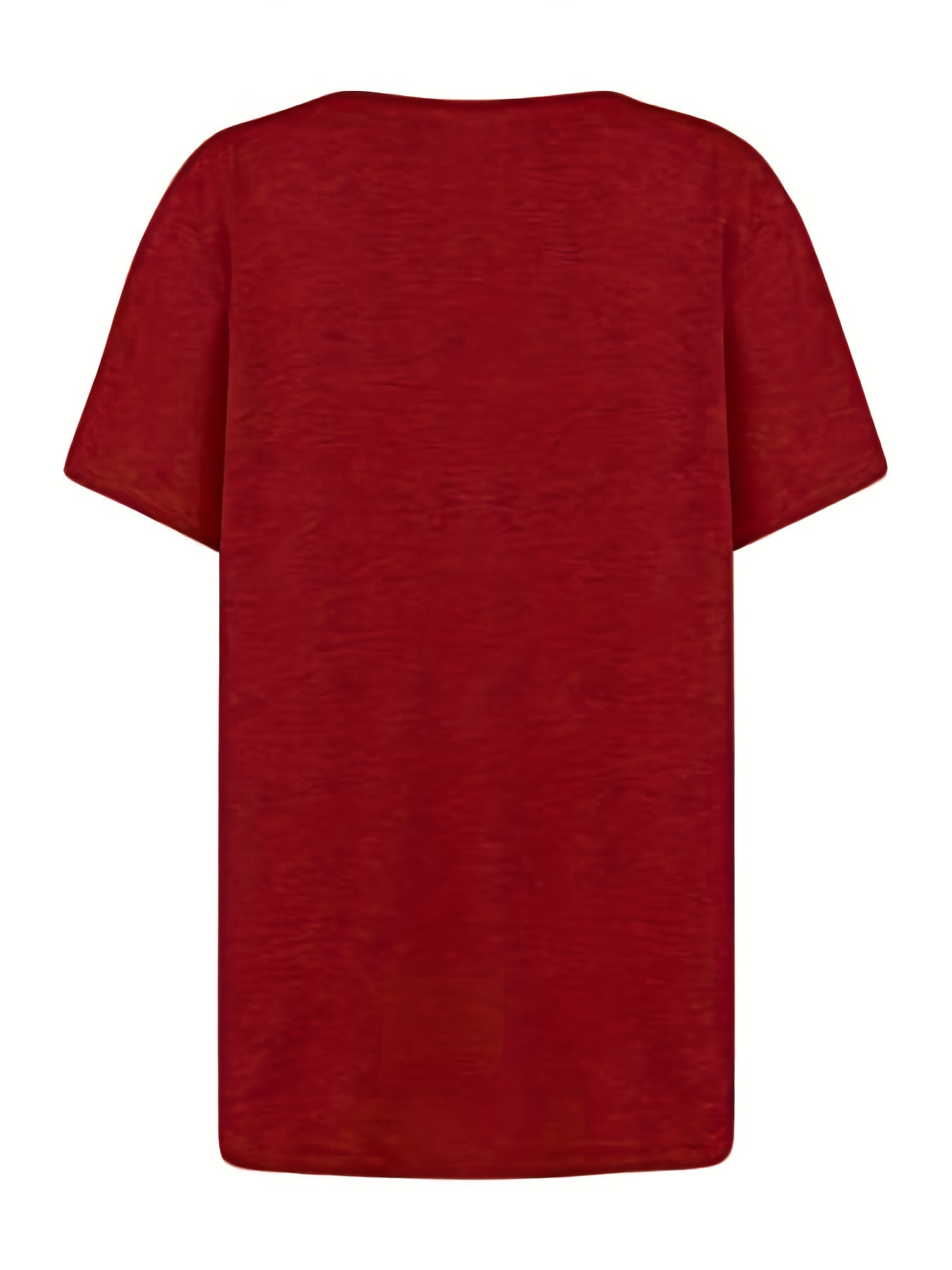 T-shirt femme col asymétrique à boutons style décontracté chic pour loisirs ou sorties