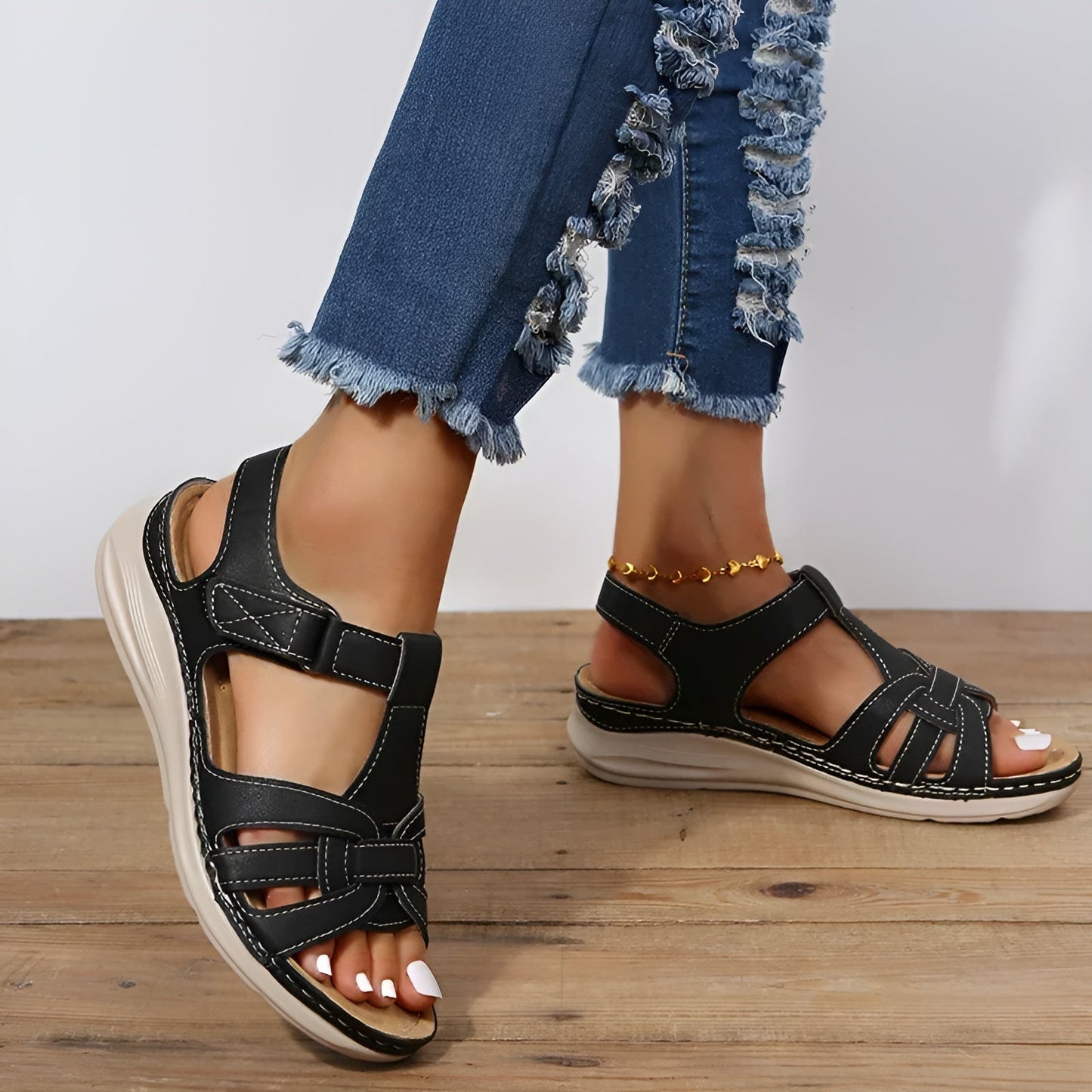 Sandales orthopédiques confort pour femme – Style moderne et soutien quotidien