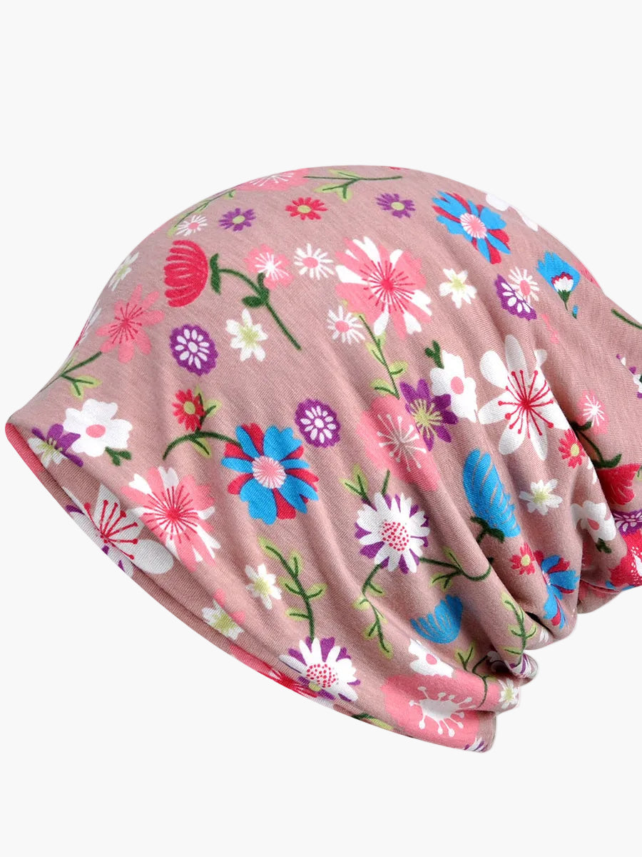 Cuffia Donna Stile Bohémien Multiuso Motivo Floreale Elegante per Primavera Estate Autunno