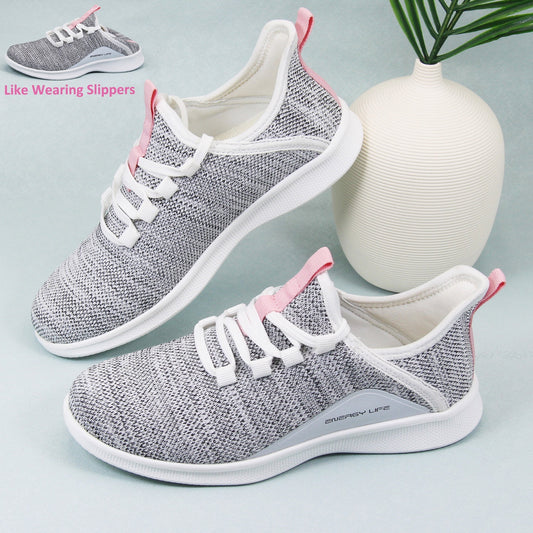 Baskets décontractées femme ultra-légères style sneaker pour un confort quotidien