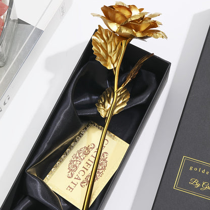 Rose décorative en coffret cadeau – Idée cadeau romantique pour femme – Objet d’ornement élégant