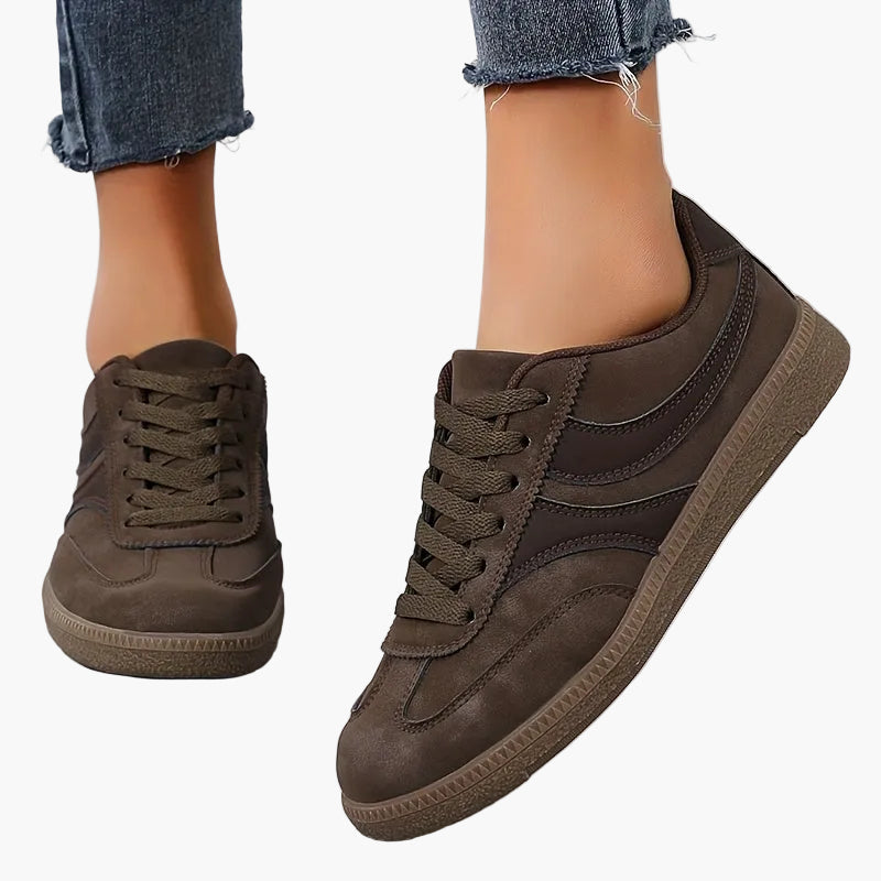 Baskets décontractées vintage pour femme, style urbain polyvalent