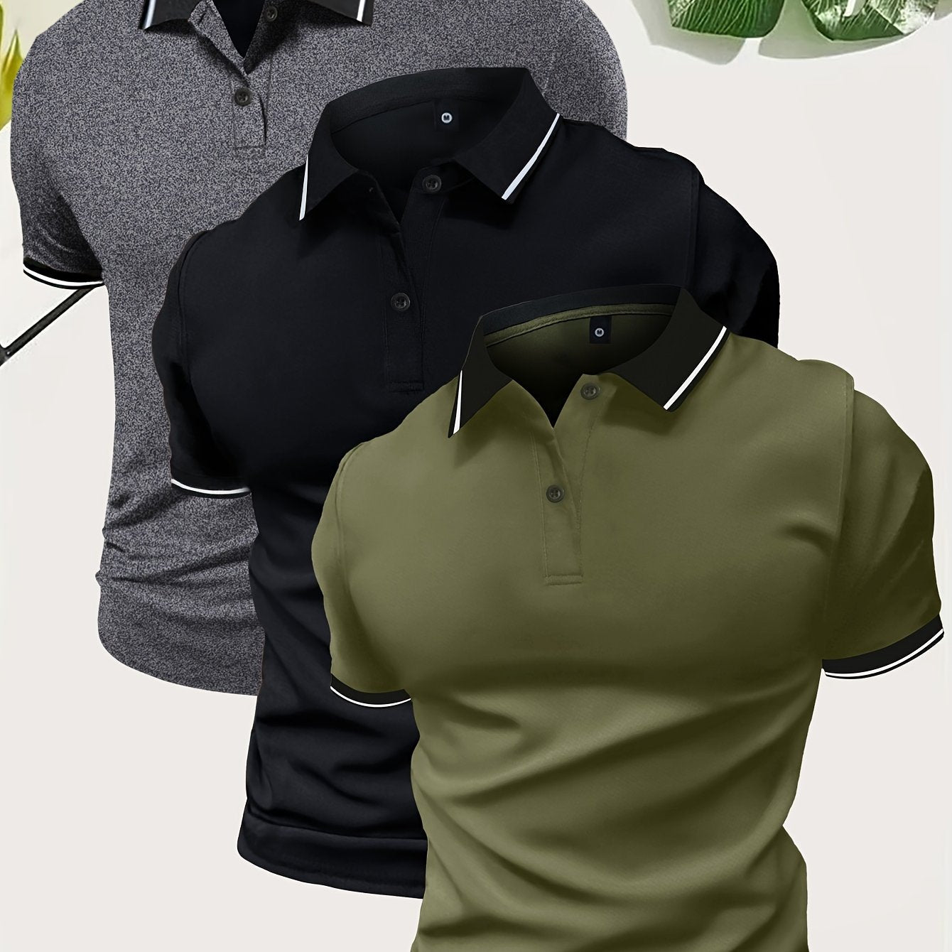 Polo casual pour homme style urbain – Élégance décontractée pour sorties et loisirs