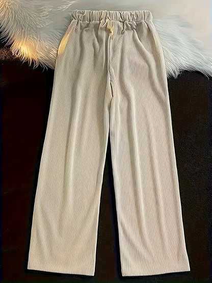 Herrenhose im modernen Stil mit Falten und verstellbarem Kordelzug für Entspannung und Stadt  