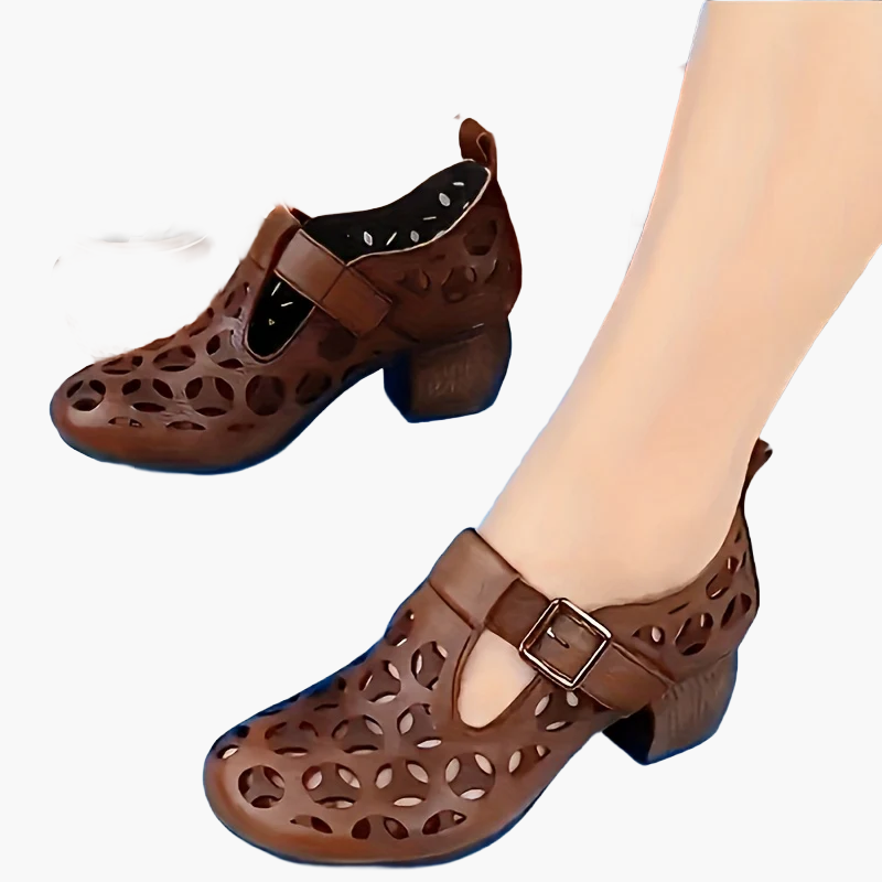 Scarpe Mary Jane con tacco a blocco da donna - Stile alla moda e comfort quotidiano