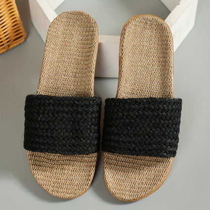 Avslappnade slip-on-sandaler för kvinnor i sommarstil