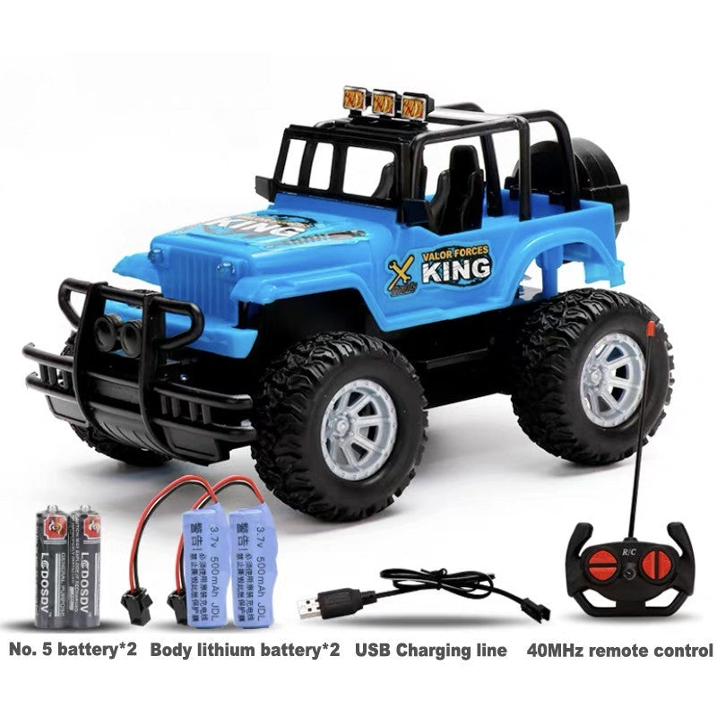 Voiture Télécommandée Tout-Terrain pour Garçons – Style 4x4 Off-Road, Jouet Radiocommandé pour Enfants 1 à 12 Ans