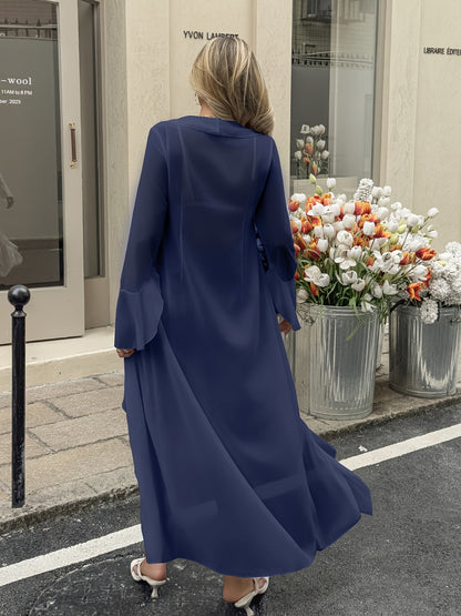 Kimono long style bohème pour femme, élégant pour plage et ville