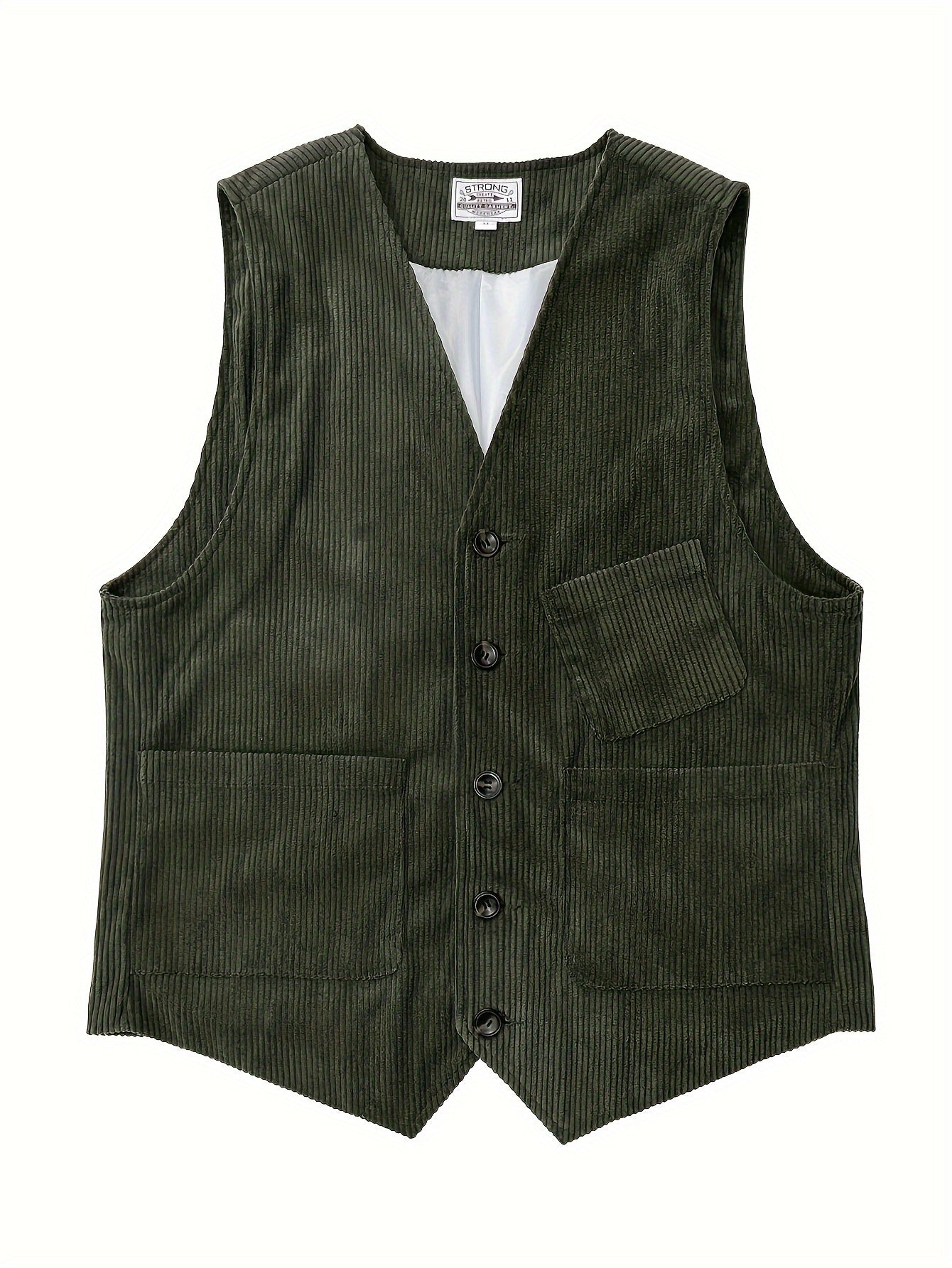 Gilet Homme Élégant Style Vintage Décontracté pour Travail et Loisirs