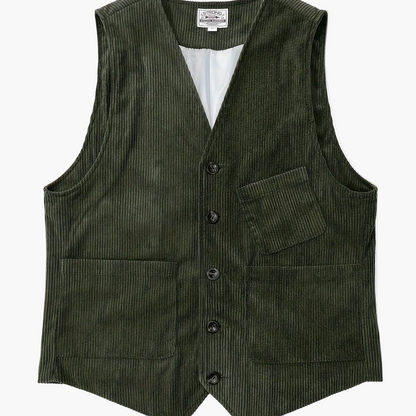 Gilet Homme Élégant Style Vintage Décontracté pour Travail et Loisirs
