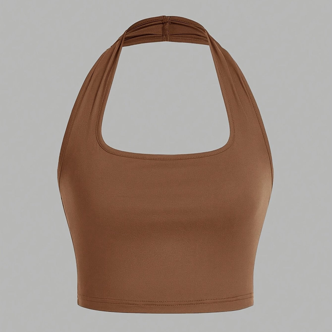 Dames top met open rug - Casual stijl met halternek voor de zomer