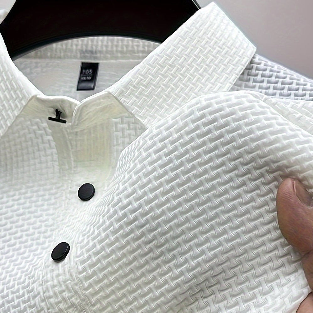 Legeres Herrenpoloshirt moderner Stil für den Sommer – kurzärmelig, für Alltag oder Freizeit