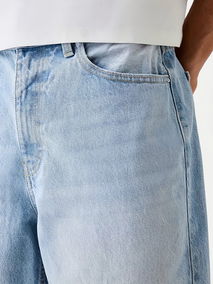 Bermuda amplio para hombre estilo casual urbano