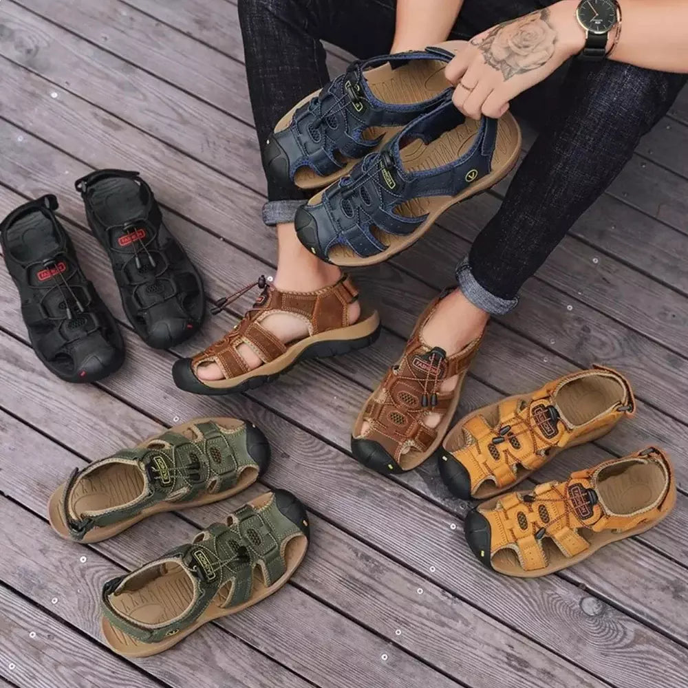 Sandales de randonnée homme style sportif confort tout-terrain