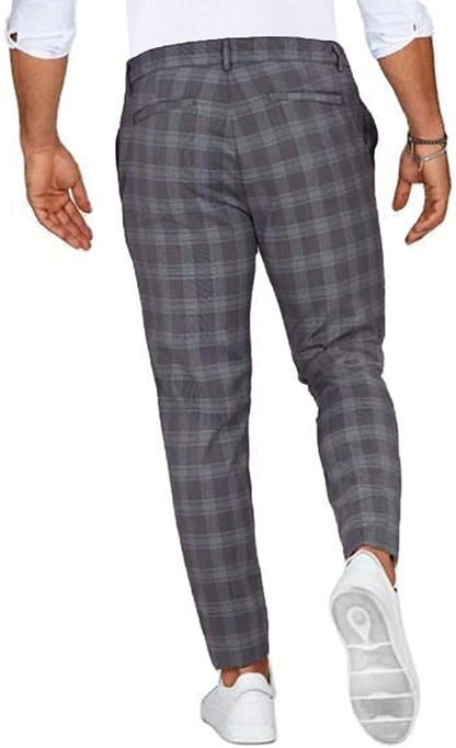 Herren-Chino mit Karomuster – Lässig und elegant