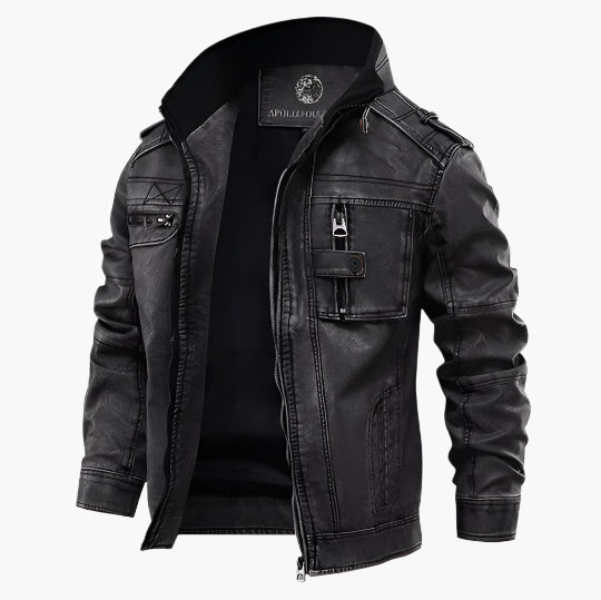 Men's biker jacket urban trendy style – Versatile jacket for outings and daily life