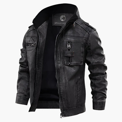 Men's biker jacket urban trendy style – Versatile jacket for outings and daily life