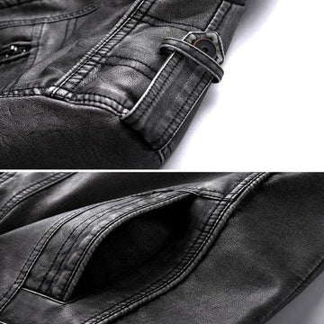 Men's biker jacket urban trendy style – Versatile jacket for outings and daily life