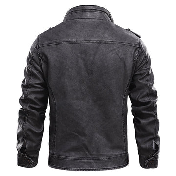 Men's biker jacket urban trendy style – Versatile jacket for outings and daily life
