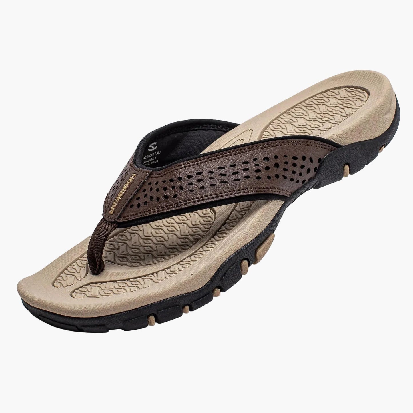 Tongs de sport homme avec soutien de la voûte plantaire – Sandales confort pour marche, plage et activités extérieures