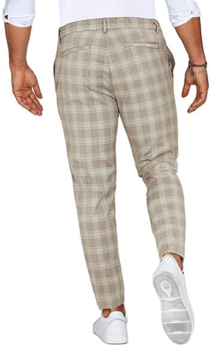 Herren-Chino mit Karomuster – Lässig und elegant