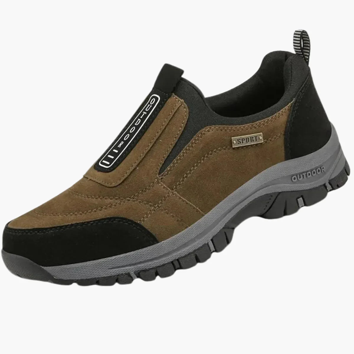 Ortopediska slip-on skor för män – mångsidig outdoor-stil med halkskydd