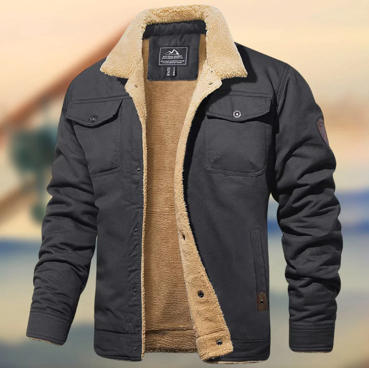 Julian - Winter Jacket with Fleece Lining