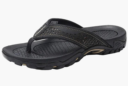 Tongs de sport homme avec soutien de la voûte plantaire – Sandales confort pour marche, plage et activités extérieures