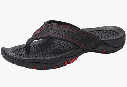 Tongs de sport homme avec soutien de la voûte plantaire – Sandales confort pour marche, plage et activités extérieures