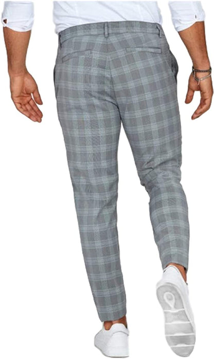 Herren-Chino mit Karomuster – Lässig und elegant