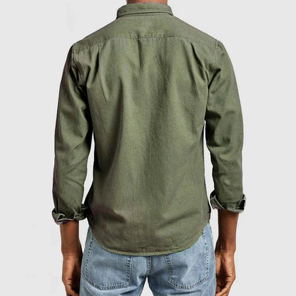 Chemise Casual Boutonnée Homme – Style Intemporel Polyvalent