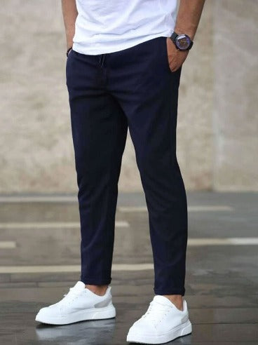 Pantalon jogger homme style urbain décontracté, coupe moderne, idéal pour le quotidien et les loisirs