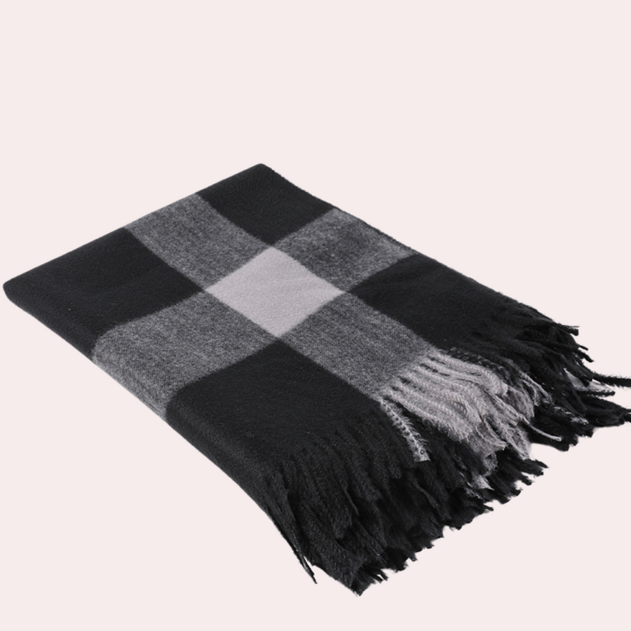 Soft women's fringed striped poncho cape in beige and brown