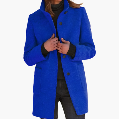 Cappotto Donna Elegante con Collo Alto | Stile Classico e Versatile