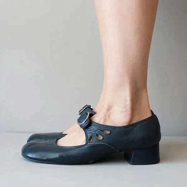 Chaussures à bride femme style rétro confort quotidien élégantes