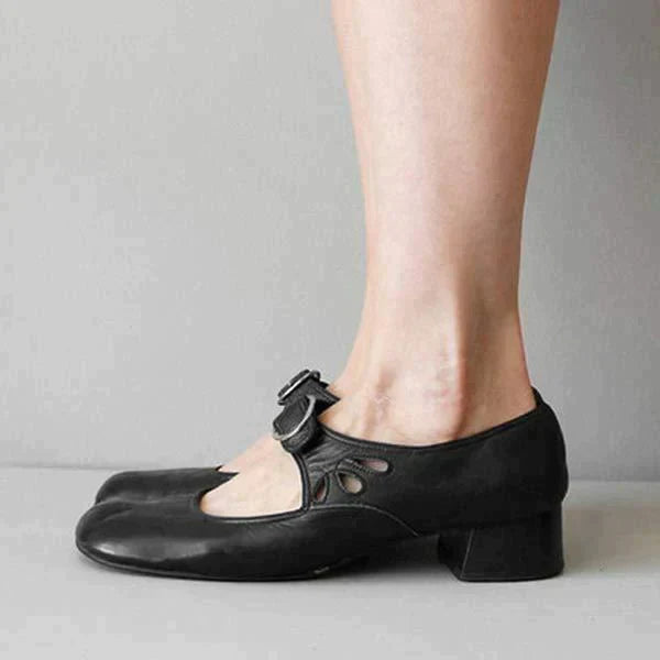 Chaussures à bride femme style rétro confort quotidien élégantes