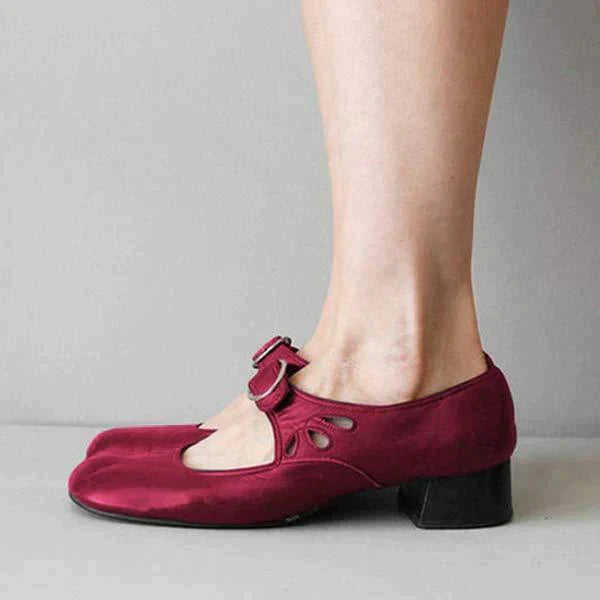Chaussures à bride femme style rétro confort quotidien élégantes