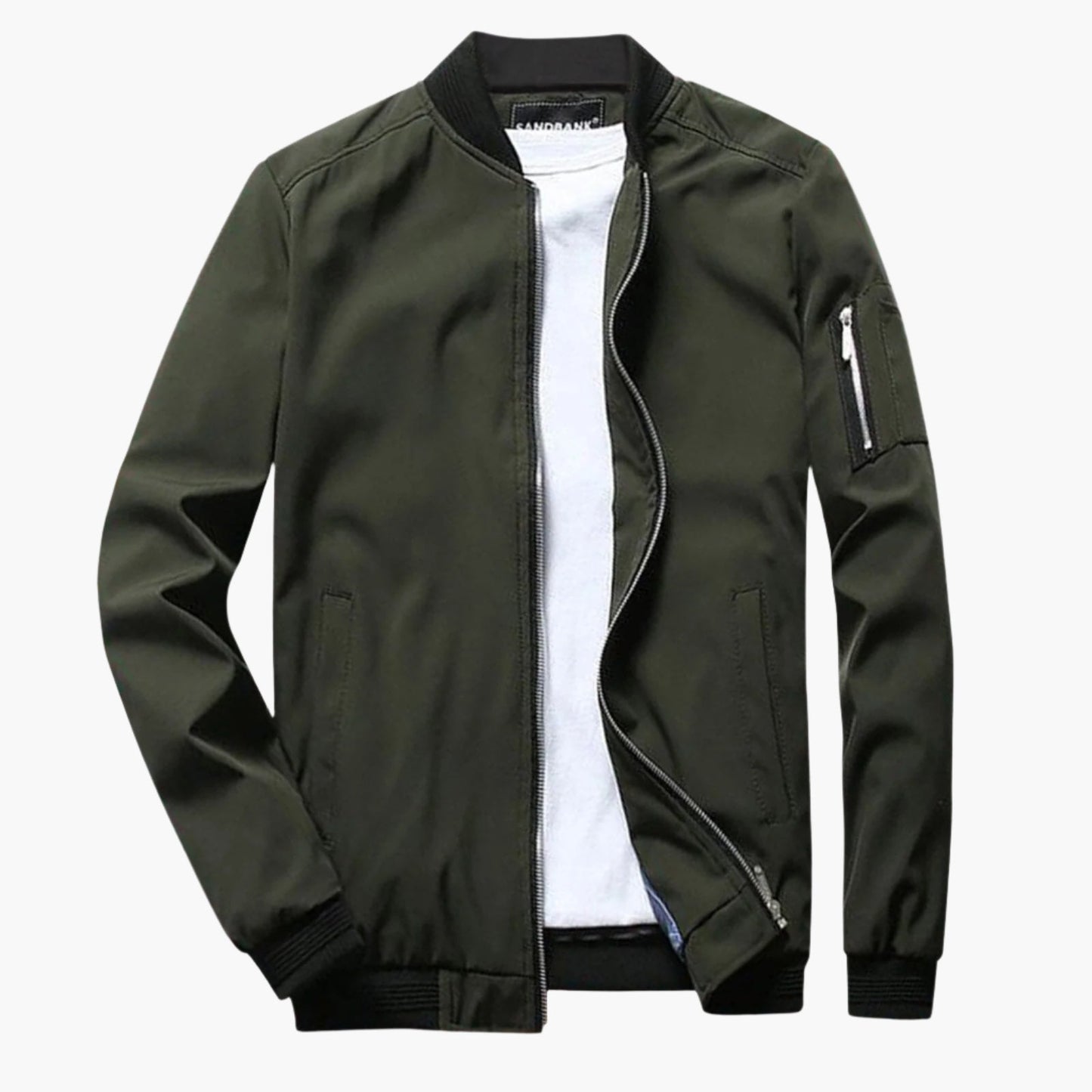 Chaqueta bomber de verano para hombre estilo urbano versátil – ideal para media estación y salidas casuales o formales