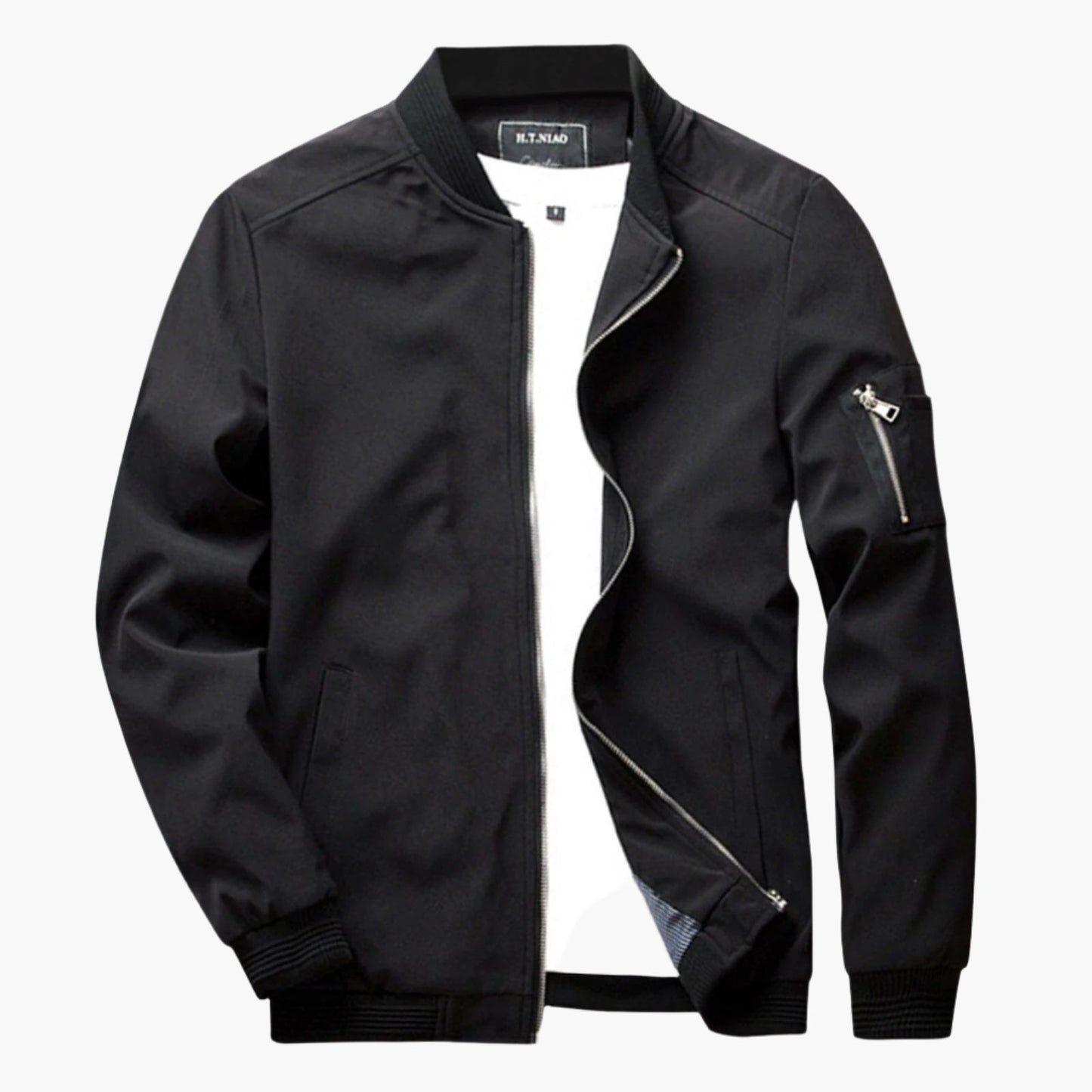 Chaqueta bomber de verano para hombre estilo urbano versátil – ideal para media estación y salidas casuales o formales