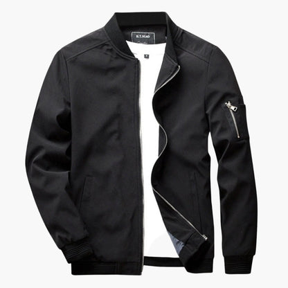 Chaqueta bomber de verano para hombre estilo urbano versátil – ideal para media estación y salidas casuales o formales